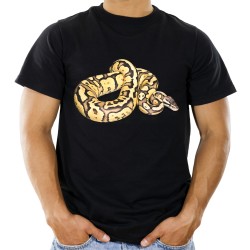 Koszulka z gadem wężem Pytonem gad wąż t-shirt na prezent dla hodowcy węży węże z nadrukiem motywem grafiką węża Pyton