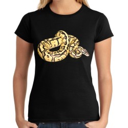 Koszulka z wężem pytonem damska wąż pyton gadem gad t-shirt na prezent damski