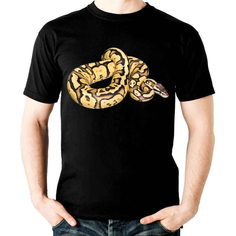 koszulka z wężem pytonem gadem dziecięca wąż pyton dla chłopca dziewczynki t-shirt na prezent