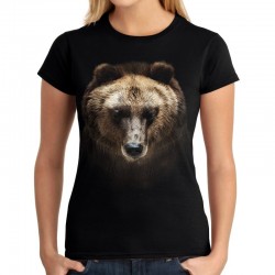koszulka z misiem niedźwiedziem damska z nadrukiem misie niedźwiedzia