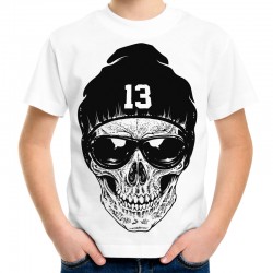 koszulka z czaszką czaszka t-shirt horror z nadrukiem motywem czaszki