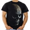 koszulka męska z czaszką 3d wyłaniająca się t-shirt z nadrukiem motywem czaszki horror