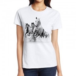 koszulka damska z koniem z końmi t-shirt koszulka dla koniary