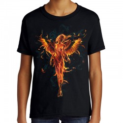 koszulka z płonącym aniołem nirvana