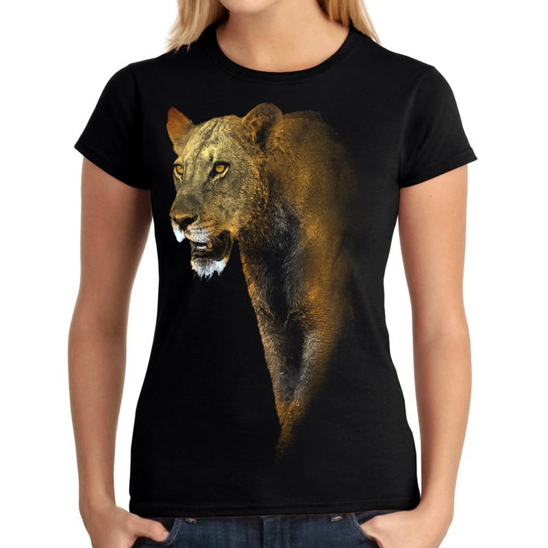 Koszulka damska z lwem