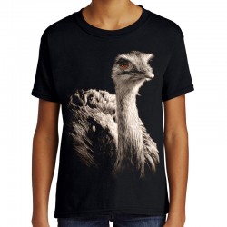 koszulka dziecięca ze strusiem ptak egzotyczny