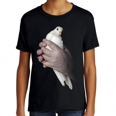 Koszulka dziecięca z gołębiem