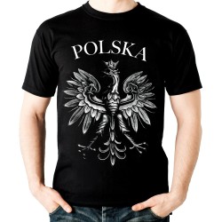 koszulka narodowa patriotyczna z orłem napisem polska t-shirt