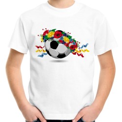 Koszulka z piłką wianek ludowa dziecięca folk ludowa na prezent