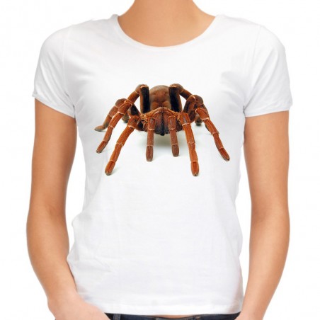 koszulka z pająkiem king pawian tarantula z nadrukiem motywem pająka damska