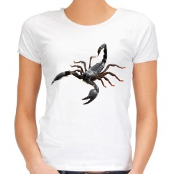 koszulka ze skorpionem damska na prezent dla skorpiona z nadrukiem motywem skorpion