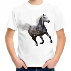 koszulka dziecięca z koniem dzikim rumakiem koszulka dla dziecka z koniem