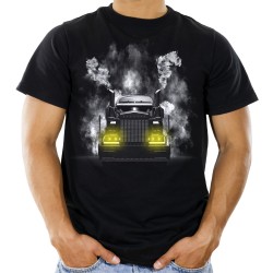 koszulka z ciężarówką ciągnikiem siodłowym męska dla kierowcy ciężarówki na prezent