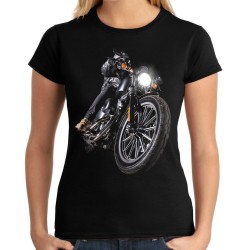 koszulka z motorem motocyklowa motor na prezent dla motocyklistki damska